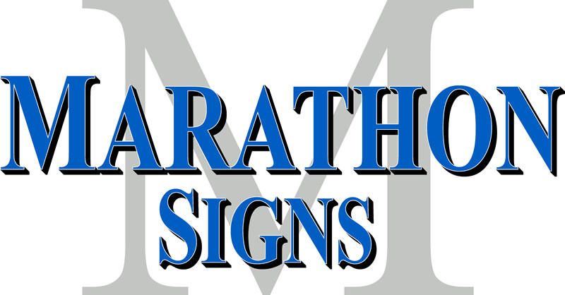 Marathon Signs
